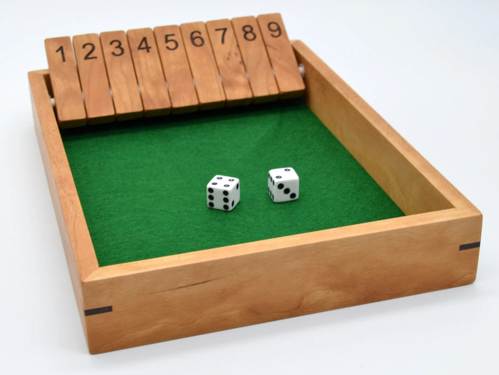 Shut the Box, Handmade Dice Game, Classic Pub Game - Image 5