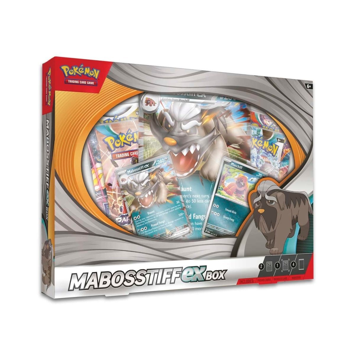 P9541_290-85589_01 Pokémon Mabosstiff EX Box | Foil Cards, Boosters & Oversize Promo Set