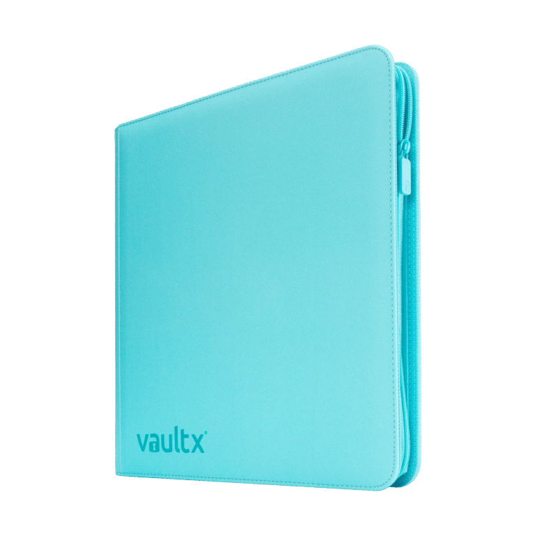 Vault X - 12-Pocket Exo-Tec® Zip Binder - Pastel Blue