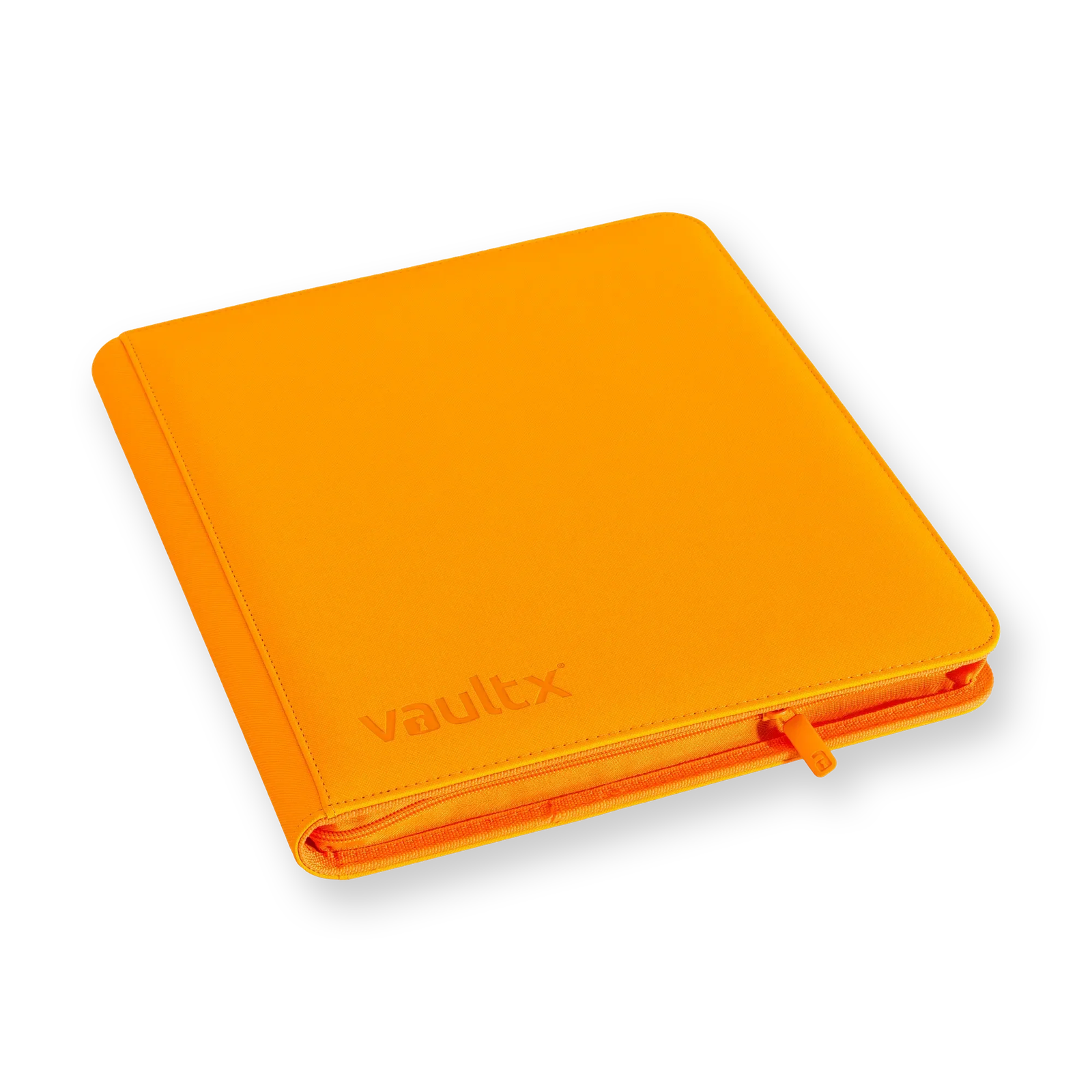 05-03-2025_VX029_0004-1 Vault X - 12-Pocket Exo-TecĀ® Zip Binder - Neon Orange