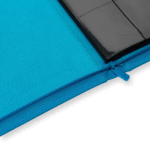 Vault X - 12-Pocket Exo-Tec® Zip Binder - Neon Blue