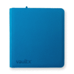 Vault X - 12-Pocket Exo-Tec® Zip Binder - Neon Blue