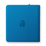 Vault X - 12-Pocket Exo-Tec® Zip Binder - Neon Blue