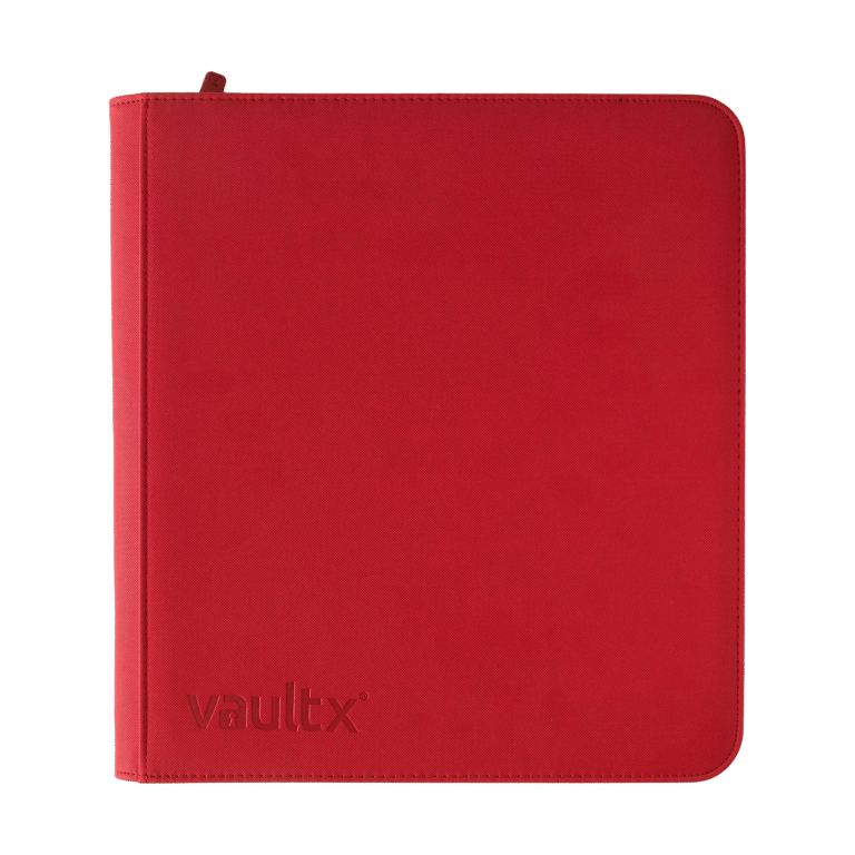 Vault X - 12-Pocket Exo-Tec® Zip Binder - Red