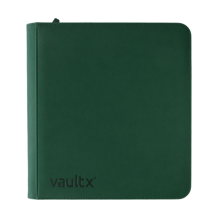 Vault X - 12-Pocket Exo-Tec® Zip Binder - Green