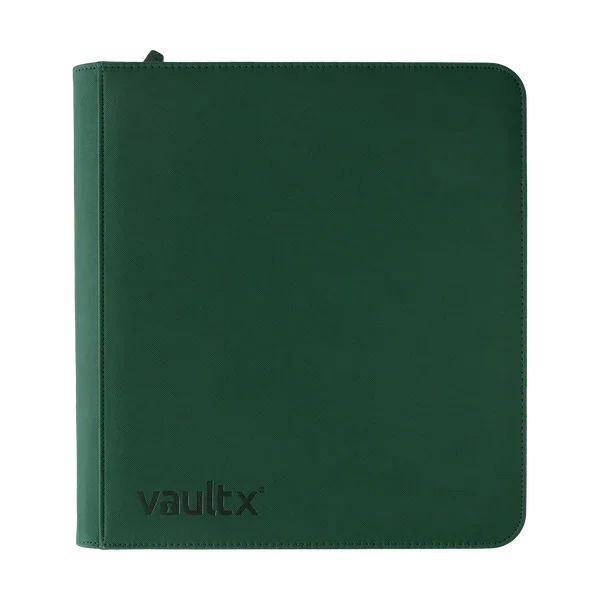 Vault X - 12-Pocket Exo-Tec® XL Zip Binder - Green