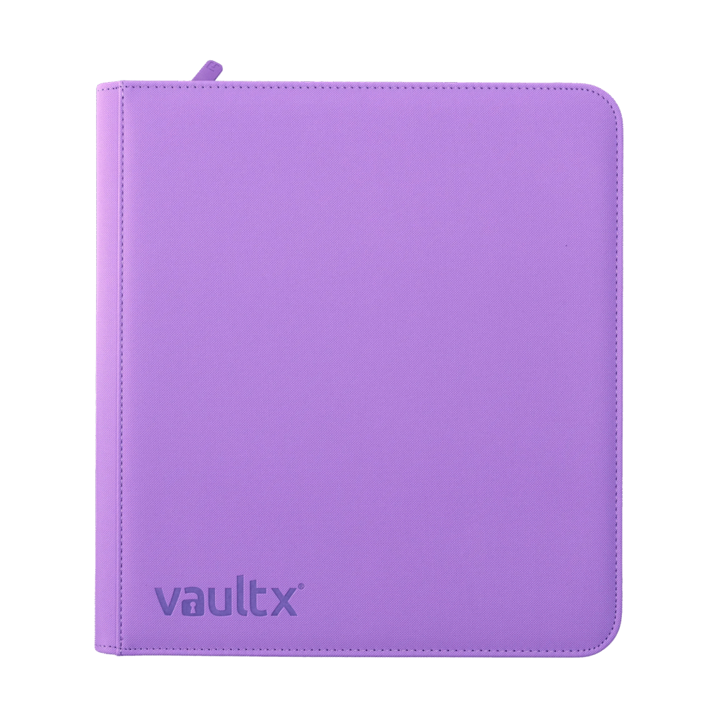 Vault X - 12-Pocket Exo-Tec® Zip Binder - Just Purple