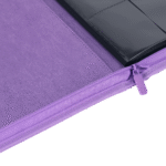 Vault X - 12-Pocket Exo-Tec® Zip Binder - Just Purple