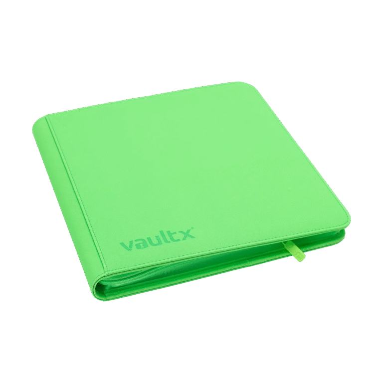 Vault X - 12-Pocket Exo-Tec® Zip Binder - Neon Green