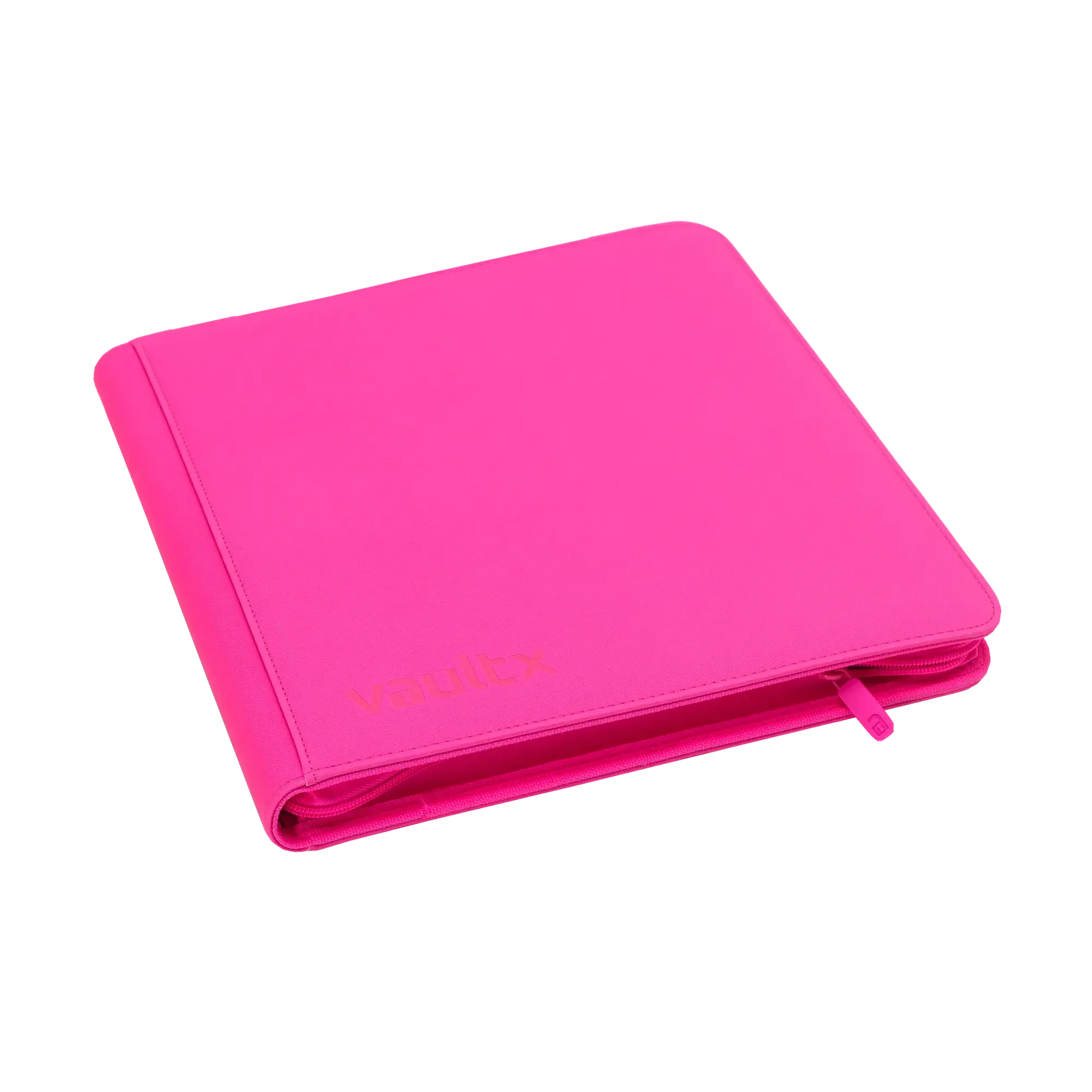 neon-pink_1 Vault X - 12-Pocket Exo-TecĀ® Zip Binder - Neon Pink