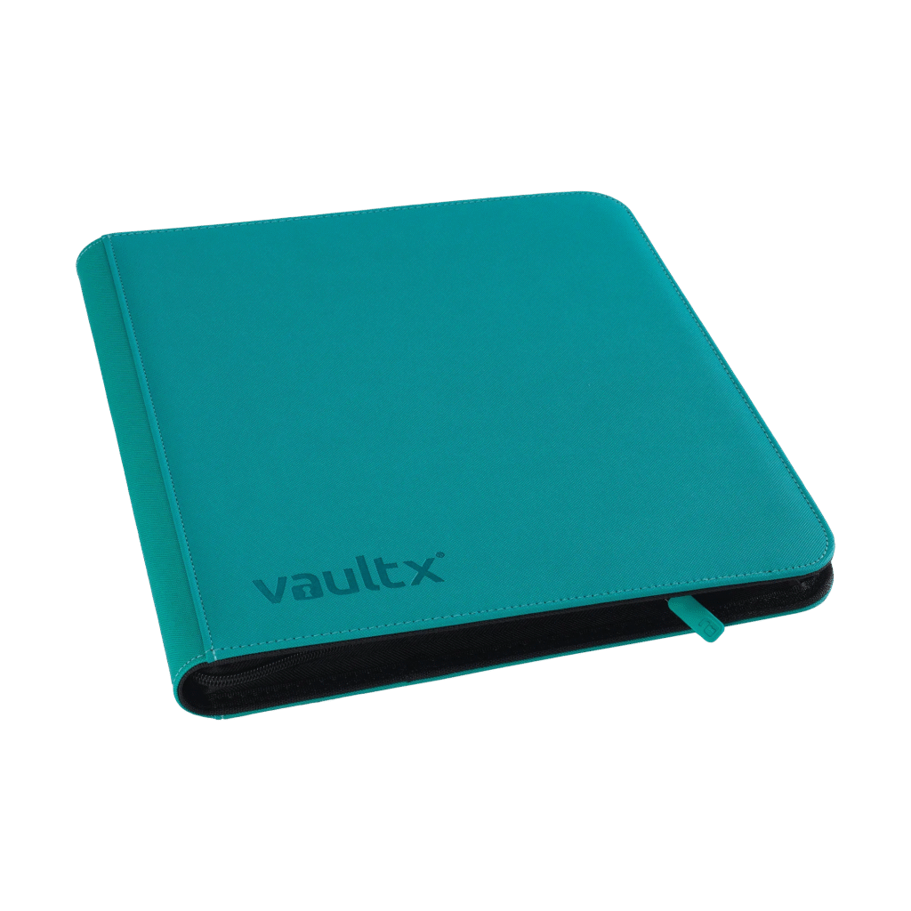 Vault X - 12-Pocket Exo-Tec® Zip Binder - Teal