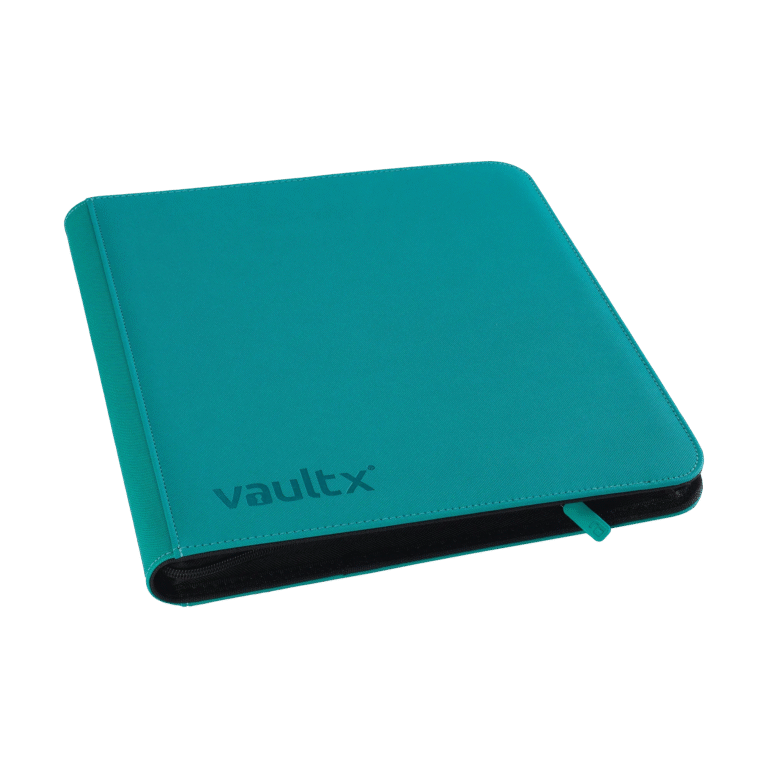Vault X - 12-Pocket Exo-Tec® Zip Binder - Teal