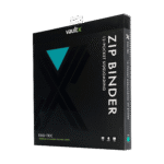 Vault X - 12-Pocket Exo-Tec® Zip Binder - Teal