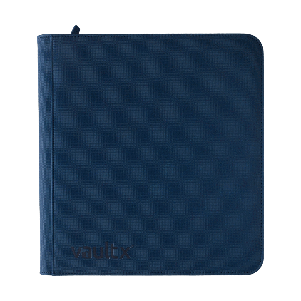 Vault X - 12-Pocket Exo-Tec® Zip Binder - Blue