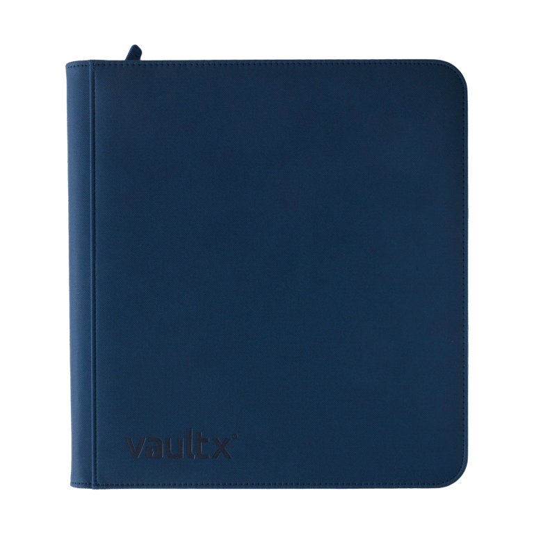 Vault X - 12-Pocket Exo-Tec® Zip Binder - Blue