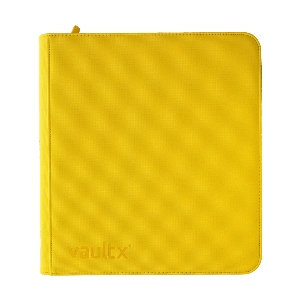 Vault X - 12-Pocket Exo-Tec® Zip Binder - Yellow